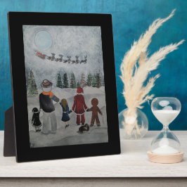 アルフレッド・フォックスによる「フェスティブ・フレンズ」 フォトプラーク