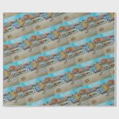 アルフレッド・フォックスによる「マルバロッサの浜」の絵画 ラッピングペーパー (フラット)