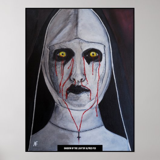 アルフレッド・フォックスによる「光の影」絵画 ポスター (正面)