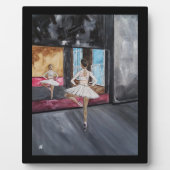 アルフレッド・フォックスによる「孤高の優雅」絵画 フォトプラーク (正面)