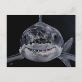 アルフレッド・フォックスによる「海の捕食者」絵画 ポストカード (正面)