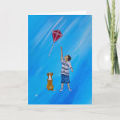 アルフレッド・フォックスによる「空より軽い絵画」 カード (正面)