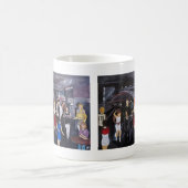 アルフレッド・フォックスによる「No Control」絵画 コーヒーマグカップ (中央)