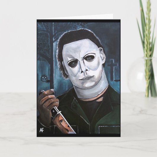 アルフレッド・フォックスのシェイプ・ペインティング カード (正面)