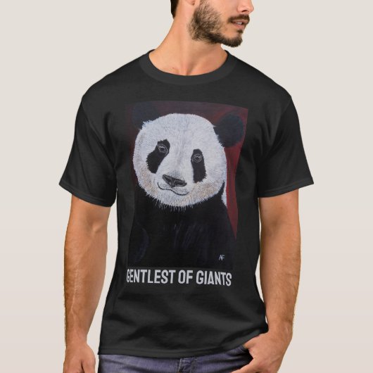 アルフレッド・フォックスの『優しき巨人』 絵画 Tシャツ (正面)