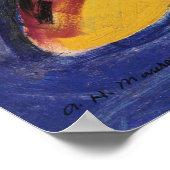 アルフレッド・ヘンリー・マウラーの「緑の花瓶のチューリップ」 ポスター (角)