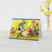 『アルフレッド・メインザー・キャッツ・ディナー』 カード (黄色い花)