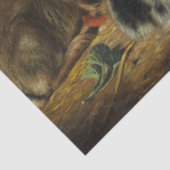 アルフレッド・リチャールによるウサギたちの幸福な家族 薄葉紙 (詳細)