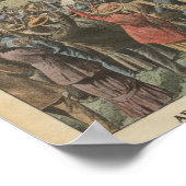 アルフレッド・ルブランIssy-les-Mouleauxに到着 ポスター (角)