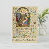 アルフレッドCrispin著ヴィンテージのクリスマスの出生 シーズンカード (スタンド正面)