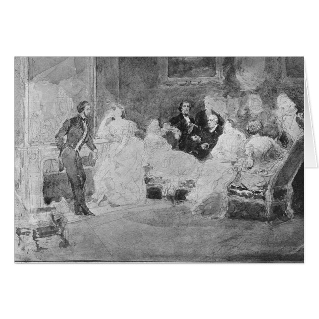 アルフレッドde Musset Eugene Delacroix (正面横)