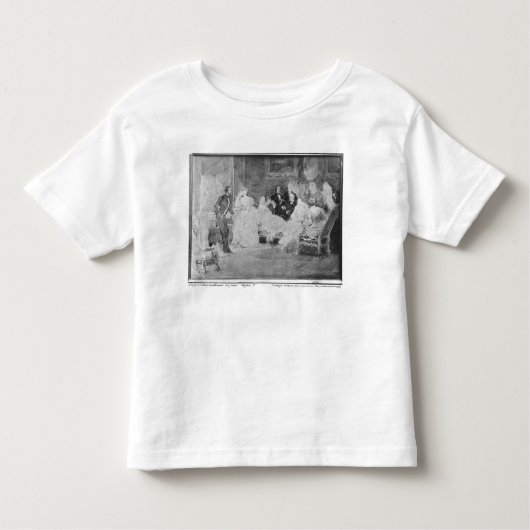 アルフレッドde Musset Eugene Delacroix トドラーTシャツ (正面)