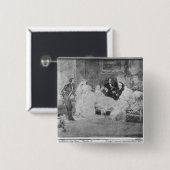 アルフレッドde Musset Eugene Delacroix 缶バッジ (正面&裏面)