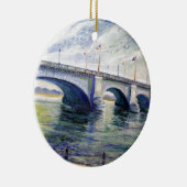 アルフレッドZwiebel著ロンドン橋 セラミックオーナメント (右)