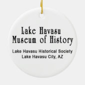 アルフレッドZwiebel著ロンドン橋 セラミックオーナメント (裏面)