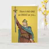 アルフレッ素晴らしドお前ほど誰も素晴らしいない カード (黄色い花)