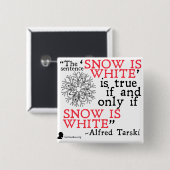 アルフレト・タルスキの真実ボタン 缶バッジ (正面&裏面)