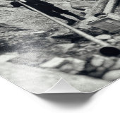 アルフーンモノクロームヴィンテージアルパインホルンミュージック フォトプリント            (角)