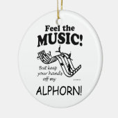 アルフ感じルン音楽 セラミックオーナメント (左)