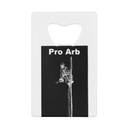 アルブアートアルボリスト樹木外科医チェーンソー風景 クレジットカード栓抜き