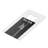 アルブアートアルボリスト樹木外科医チェーンソー風景 クレジットカード栓抜き (正面アングル)