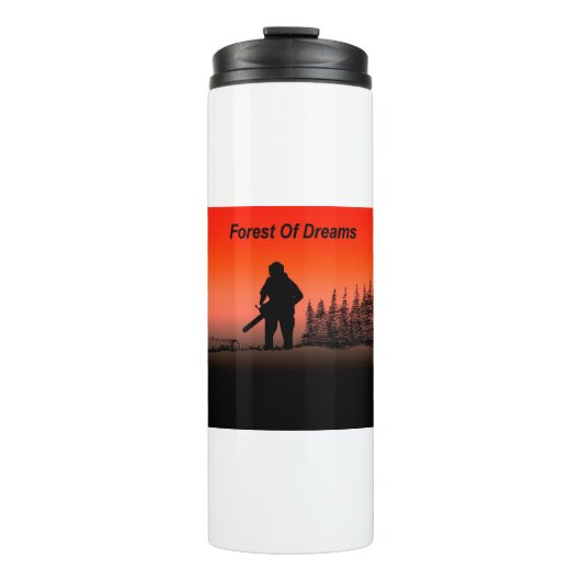 アルブアートアルボリスト樹木外科医チェーンソー風景 タンブラー (正面)