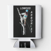 アルブアートアルボリスト樹木外科医チェーンソー風景 缶クーラー (裏面)