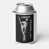 アルブアートアルボリスト樹木外科医チェーンソー風景 缶クーラー (缶裏面)