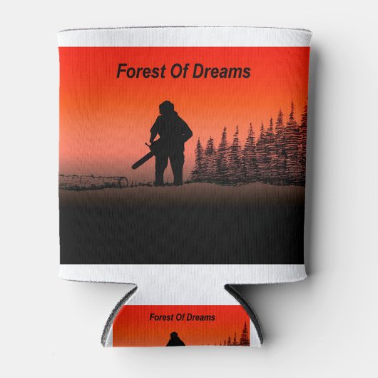 アルブアートアルボリスト樹木外科医チェーンソー風景 缶クーラー (正面)