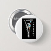 アルブアートアルボリスト樹木外科医チェーンソー風景 缶バッジ (正面&裏面)