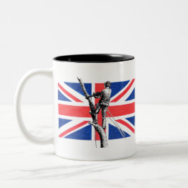 アルブアートアルボリスト樹木外科医チェーンソー ツートーンマグカップ