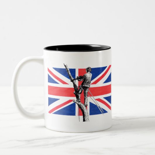 アルブアートアルボリスト樹木外科医チェーンソー ツートーンマグカップ (左)