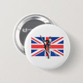 アルブアートアルボリスト樹木外科医チェーンソー 缶バッジ (正面&裏面)