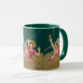 アルブエルヴィンテージ農業ファームピンアップガール マグカップ (正面右)