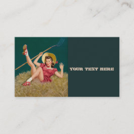 アルブエルヴィンテージ農業ファームピンアップガール 名刺