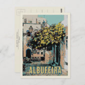 アルブフェイラオールドタウンピクトゥレクビューアルガルヴェ ポストカード (正面/裏面)