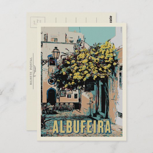 アルブフェイラオールドタウンピクトゥレクビューアルガルヴェ ポストカード (正面/裏面)