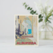 アルブフェイラオールドタウン通りアルガルヴェ，ポルトガル ポストカード (スタンド正面)