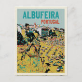 アルブフェイラガルヴラゴスコーストポルトガル旅行 ポストカード (正面)