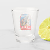 アルブフェイラポルトガルトラベルアートヴィンテージ ショットグラス (裏面)