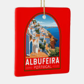 アルブフェイラポルトガルトラベルアートヴィンテージ セラミックオーナメント (右)