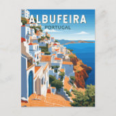 アルブフェイラポルトガルトラベルアートヴィンテージ ポストカード (正面)