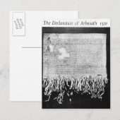 アルブラス宣言， 1320年4月6日 ポストカード (正面/裏面)