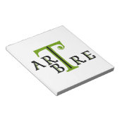 アルブルアルツリー芸術 ノートパッド (アングル)