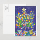 *アルブルーノのクリスマスツリー* シーズンポストカード (正面/裏面)