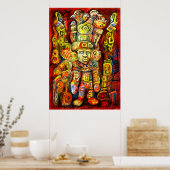 **アルブルーノ**のデジタルユニークアート ポスター (キッチン)