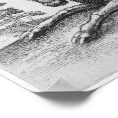 アルブレチドゥラー版木、銅版、版画スタグディアー ポスター (角)