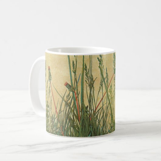 アルブレッ素晴らしチ・デュラーの大きなターフ コーヒーマグカップ (正面左)