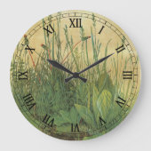 アルブレッ素晴らしチ・デュラーの大きなターフ ラージ壁時計 (正面)