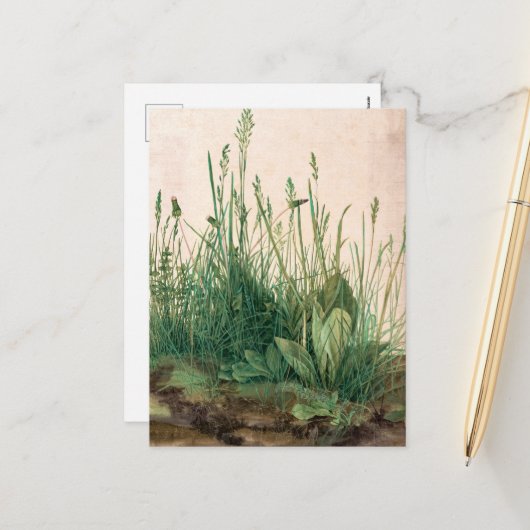 アルブレッ素晴らしチ・デューラーによるターフのピース シーズンポストカード (正面/裏面インサイチュ)